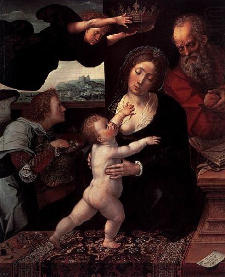 Holy Family, Bernard van orley
